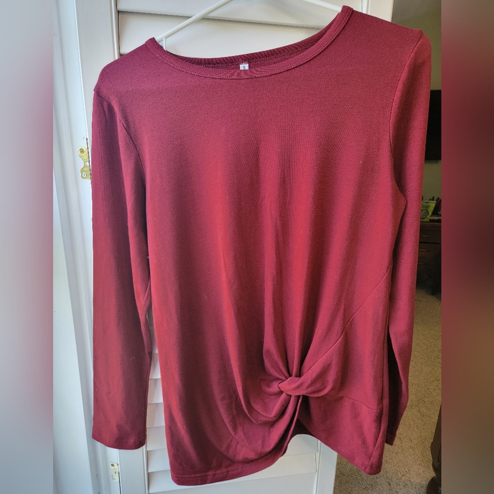 Tie/knot front shirt